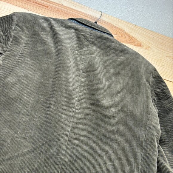 Vintage Polo Ralph Lauren Blazer Mens Large Green Olive Brown Corduroy - Picture 14 of 15